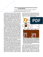 Langmuir-Blodgett Assembly of Densely Aligned Single-Walled Carbon Nanotubes From Bulk Materials