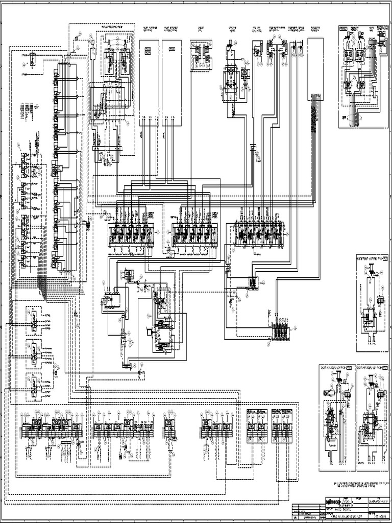 Soilmec R-625 Tronic Hydraulic Schematic 3198 | PDF