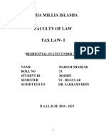 Madiah Shahjar Tax Law