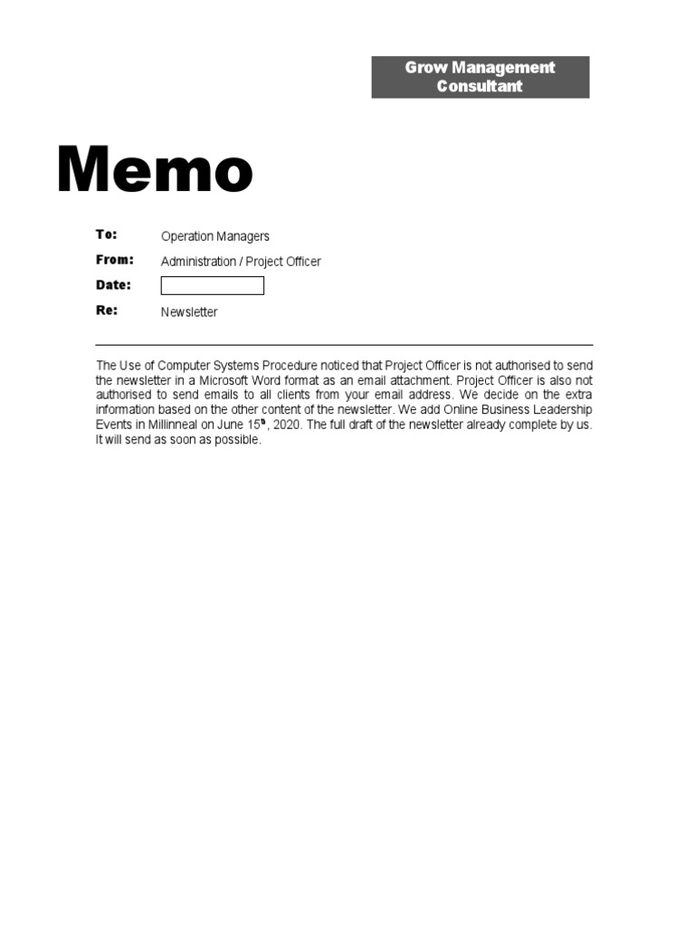 Memo Task 3 PDF Memo Task 3 PDF