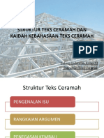 Struktur Teks Ceramah Dan Kaidah Kebahasaan Teks Ceramah