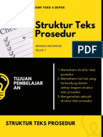 Struktur Teks Prosedur