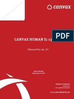 Manual Human IL23 Canvax ELISA