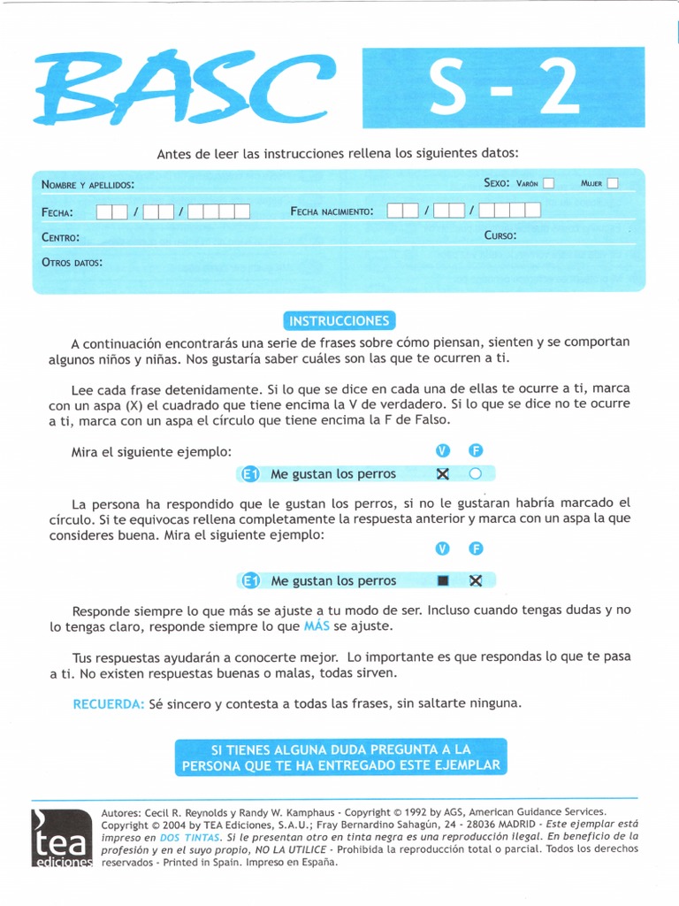 Basc S2 | PDF