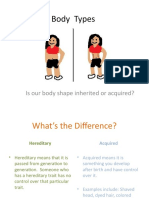 Body Types: Is Our Body Shape Inherited or Acquired?