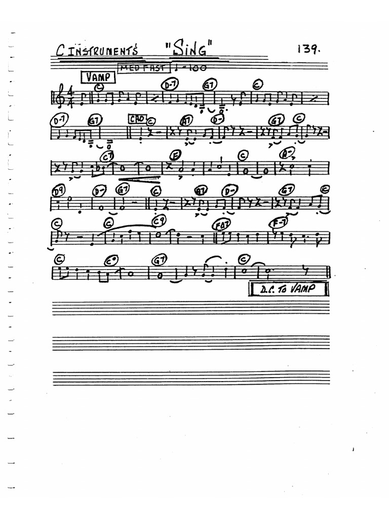 Sing | PDF