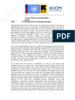 Committee: International Rescue Committee (IRC) Country: Philippines Topic: Providing Asylum For Rohingya Refugees