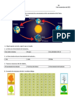 Ficha 4 - Geografía - Movimiento de Traslación