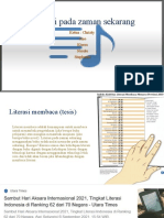 Literasi Pada Zaman Sekarang