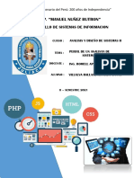 Analisis de Diseño de Sistemas II - Perfil de Un Analista de Sistemas - Ricardo D. Villalva Hallasi