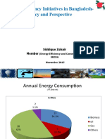 Energy Efficiency Initiatives in Bangladesh - Policy and Perspective