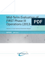 FIRST Mid-Term Evaluation - Volume 2 Technical Report - 29 May 2017 - 0