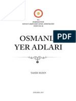 Osmanli Yer Adlari