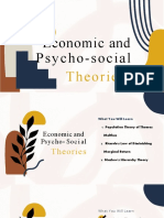 Economic and Psycho-Social: Theories