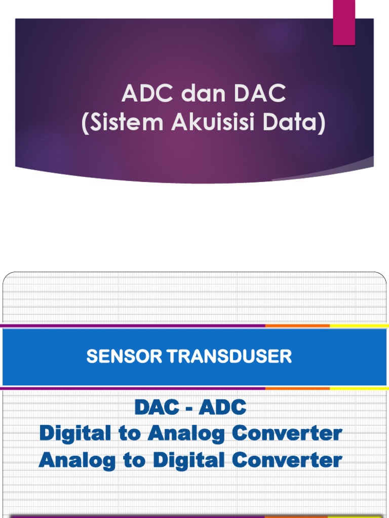 Materi 1 Adc & Dac | PDF
