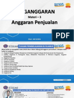 Peranggaran - 3 Anggaran Penjualan