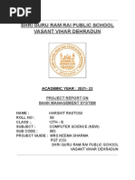 Shri Guru Ram Rai Public School Vasant Vihar Dehradun: ACADEMIC YEAR: 2021-22