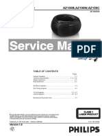 Philips AZ 100 B Service Manual
