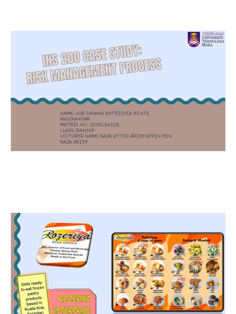 INS200 Risk Management Process Overview | PDF | Risk | Risk Management