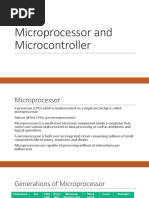 Microprocessor and Microcontroller