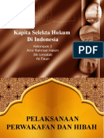 Materi Pelaksanaan Wakaf Dan Hibah