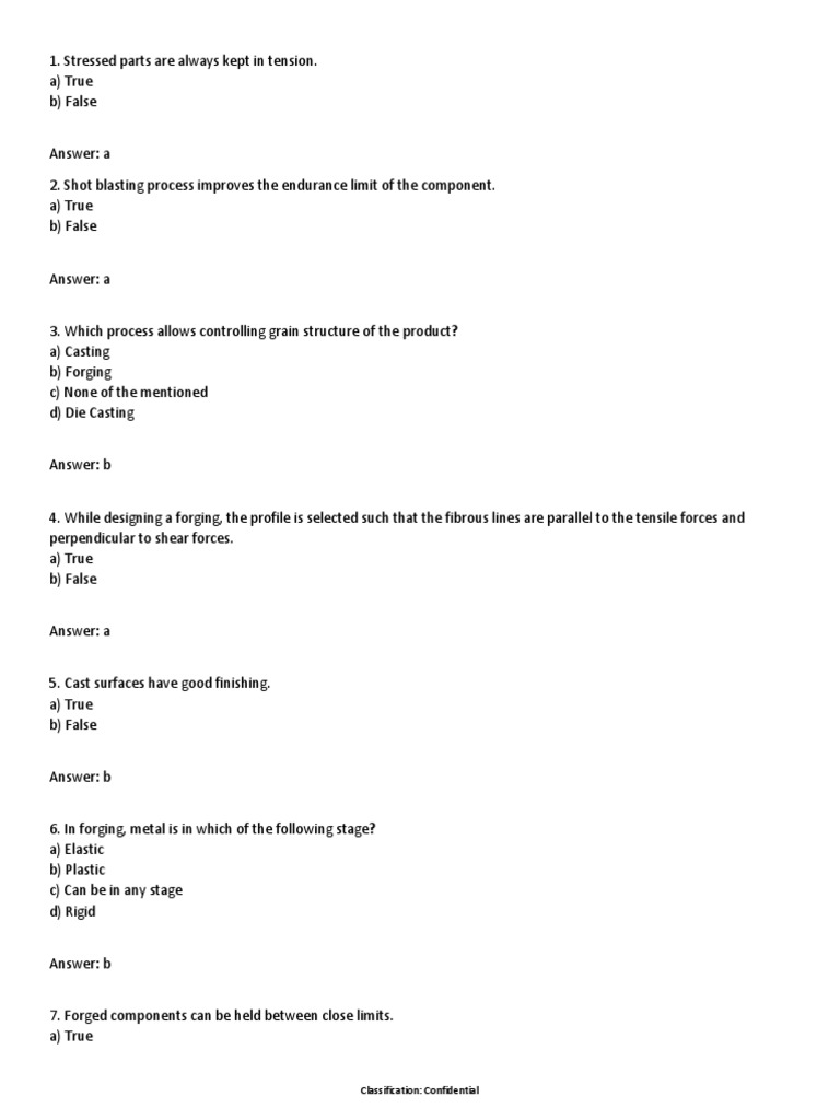 MCQ Dom | PDF | Strength Of Materials | Deformation (Engineering)