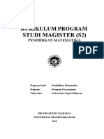 Update - Kurikulum Prodi S2 Pendidikan Matematika PPS UNM