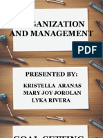 Organization and Management