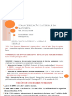 Financeirização Da Terra e Natureza CPT