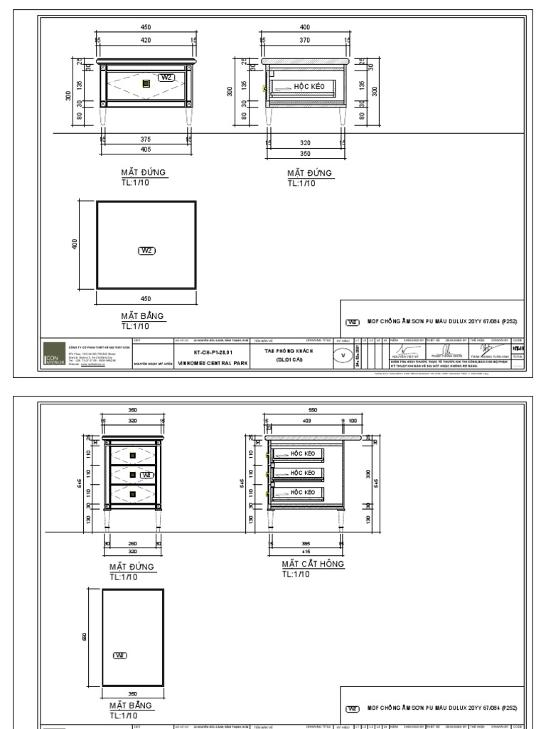 Furniture design drawings PDF