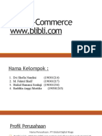 E Commerce Pembelian Blibli
