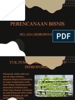 Perencanaan Bisnis Selada Hidroponik