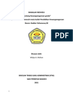 Makalah Individu " Tentang Kewarganegaraan Ganda" Diajukan Untuk Memenuhi Mata Kuliah Pendidikan Kewarganegaraan Dosen: Haddar Hehanussa, SH