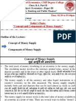 Components of Money Supply