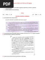 Sinonimos Antónimos. Intencion Del Hablante. Hipónimos Hiperónimos