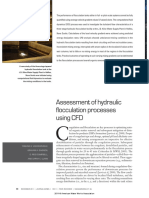 Assessment of Hydraulic Flocculation Processes Using CFD