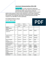 RIL Financial Statement Analysis (CIA-1B