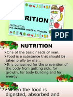 Nutrition (Midterm)
