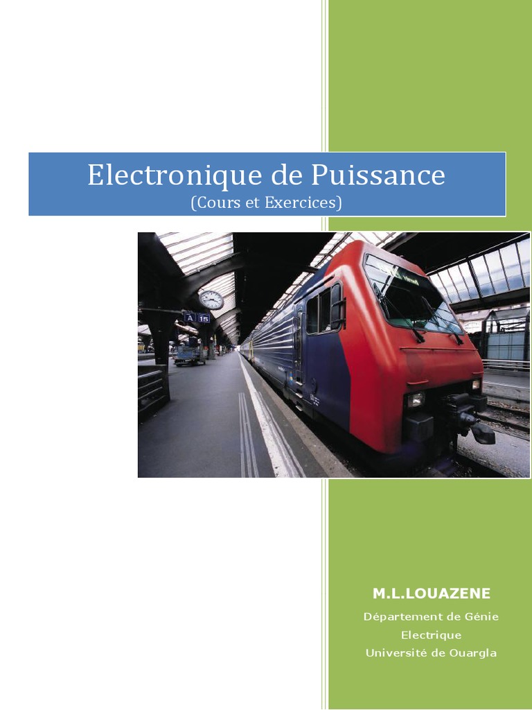 Cours d'Électronique de Puissance PDF | PDF | Électronique de puissance ...