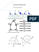 EVALUACION DE GEOMETRIA 6to GRADO