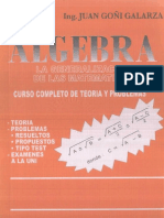 Álgebra - Juan Goñi Galarza - (E-Pub - Me)