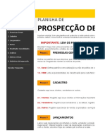 Planilha de Prospecção de Clientes