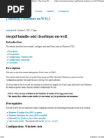 Swupd Bundle-Add Clearlinux-On-Wsl2