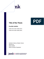 Thesis - Cover - Page - 2021-1 JAMK