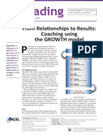 Coaching Using The GROWTH Model