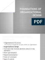 Chapter 11 - Foundations of Organizational Design