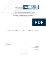 BolivarZ - 25209610 - AGE - 9G - 2021-1 - Actividad 7 - Tema 1 - Unidad IV - La Presentación de Resultados en El Proceso de Auditoría de Gestión.