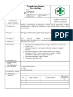 Sop Pemakaian Lampu Gynecology