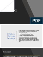 HTML, XML, dan Javascript untuk AJAX