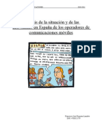 Análisis de la situación de los operadores móviles en España 2009-2010